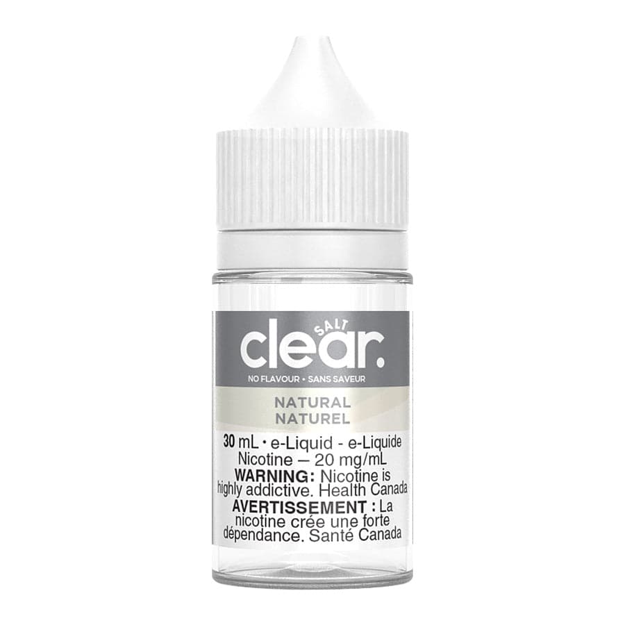 Clear Salt Nic E-liquid – Natural 30ml