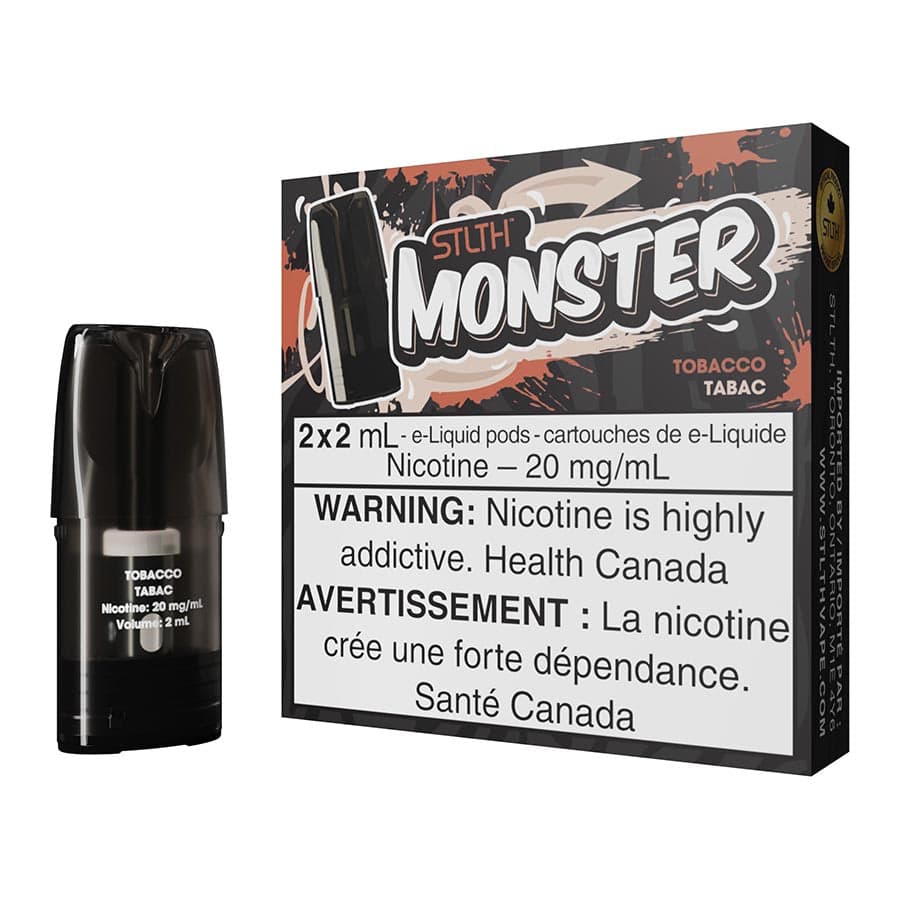STLTH Monster E-Liquid Pod Pack – Tobacco