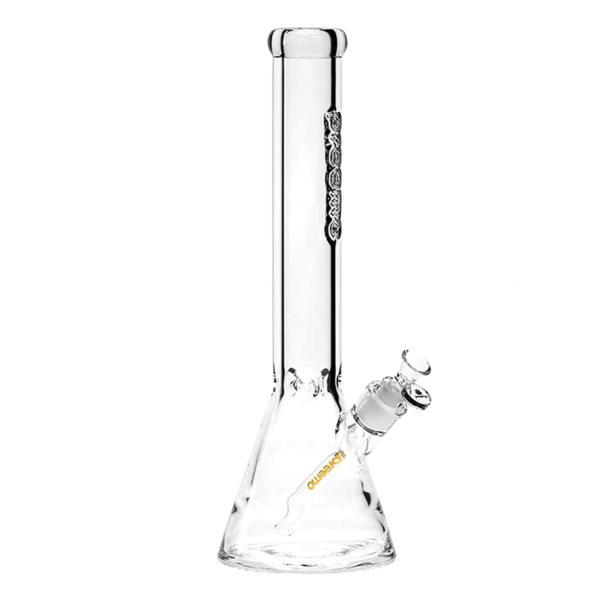 16″ 9mm Preemo Clear Embossed Logo Beaker Bong