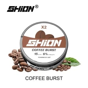 Coffee Burst – IGET SHION X2 Nicotine Pouch 6mg