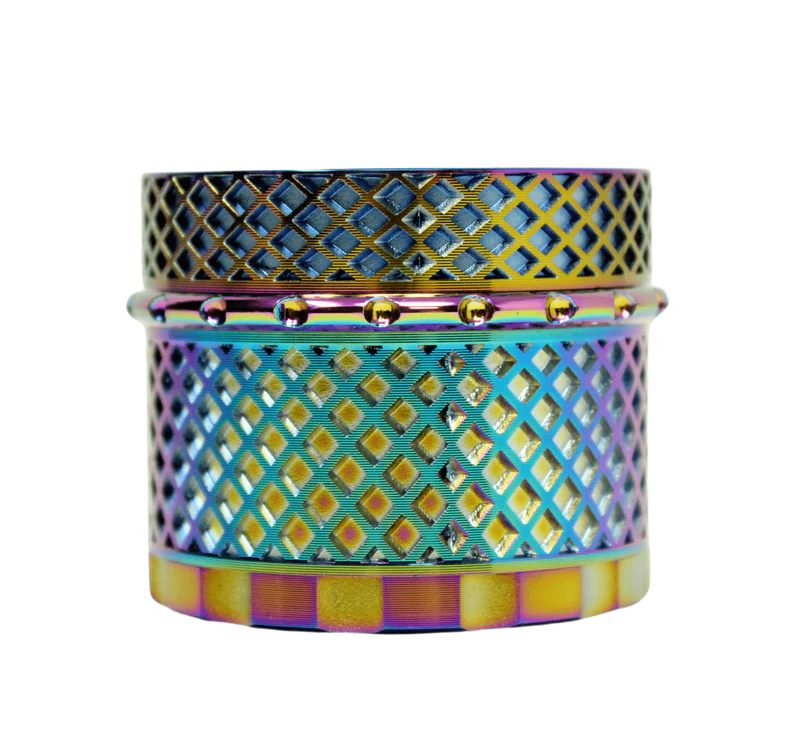 EC420 Magnet Core Screwless Grinder – 55mm 4-Piece – Rainbow