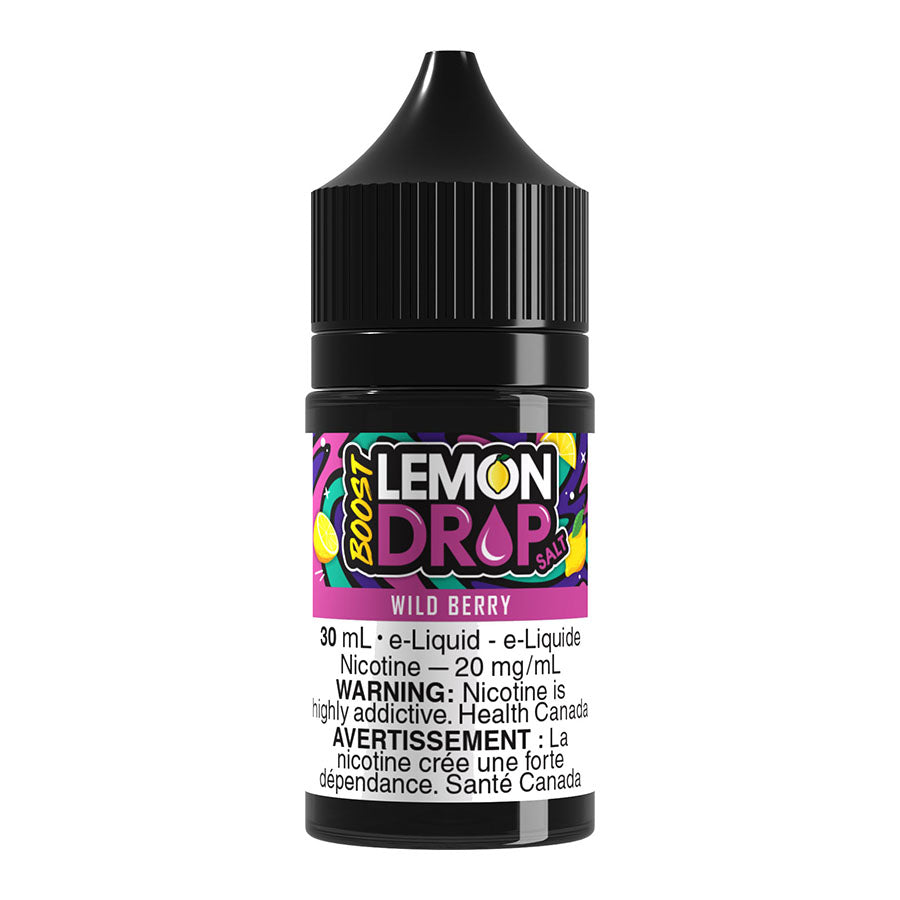 Lemon Drop Boost Salt Nic E-Liquid – Wild Berry