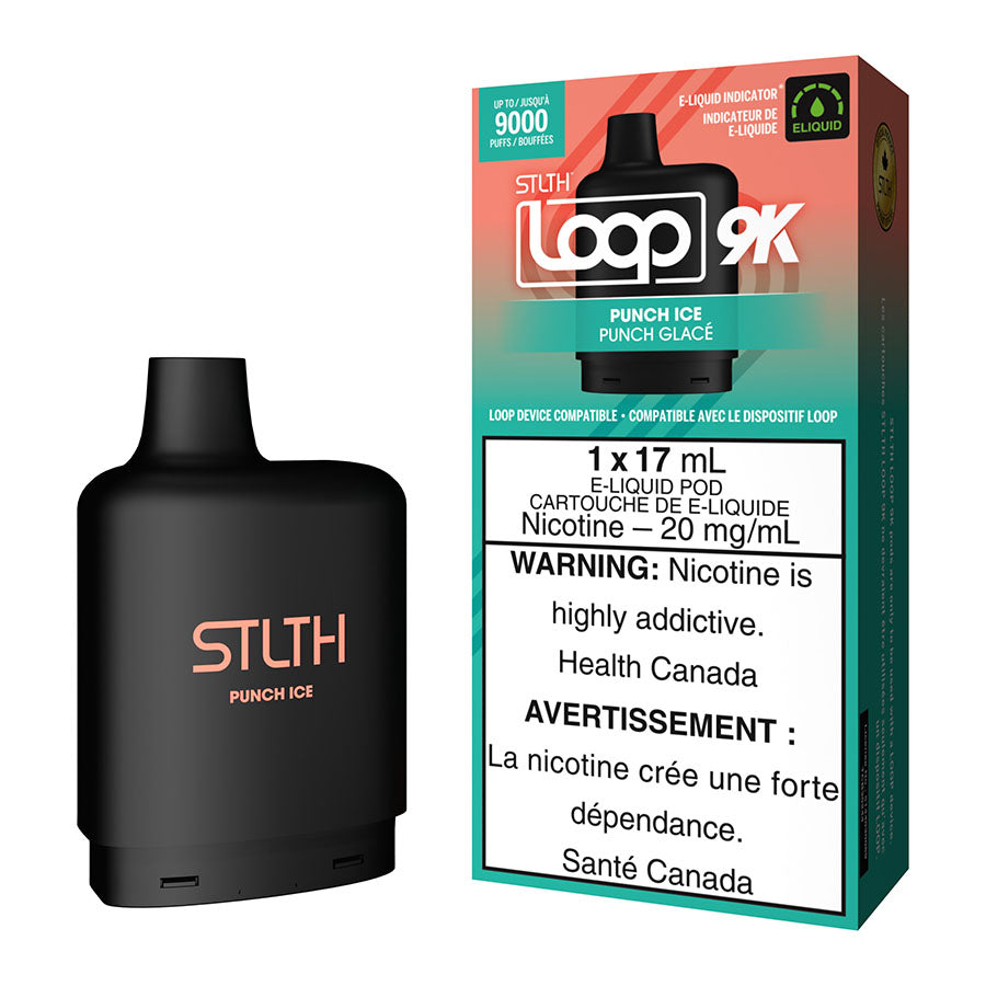 STLTH Loop 9K Pod Pack – Punch Ice