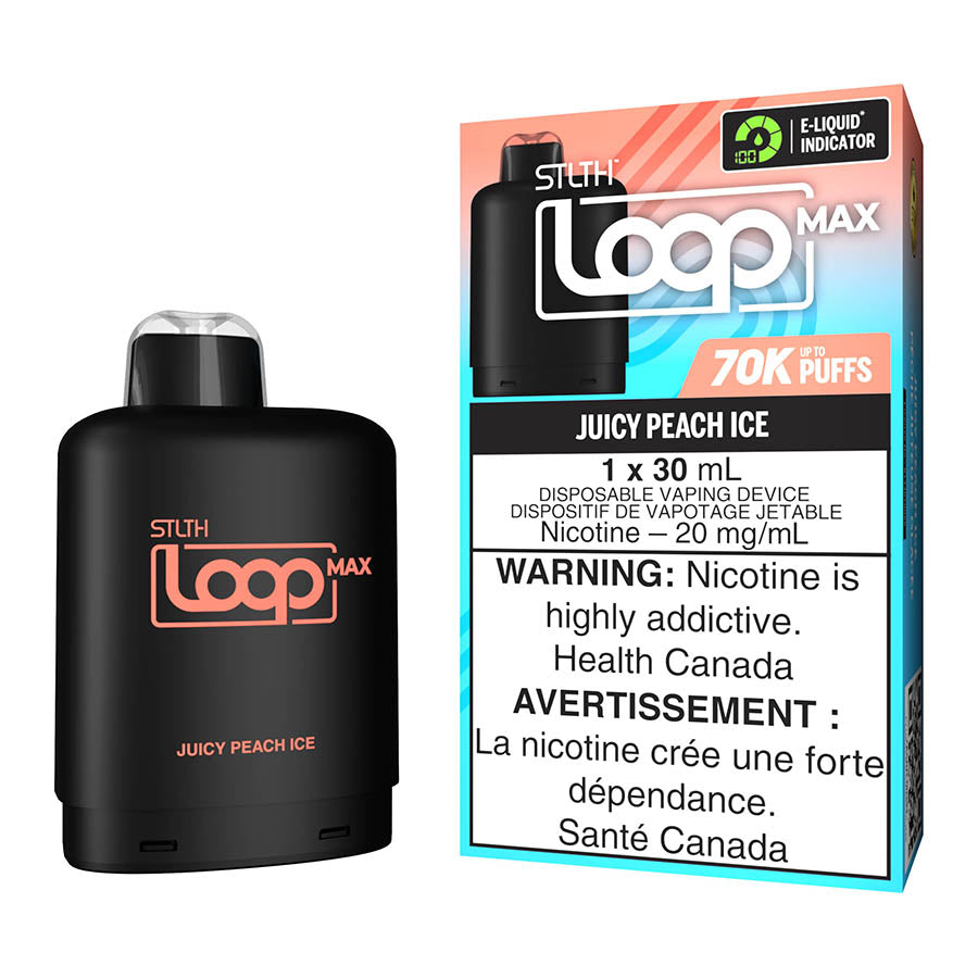 STLTH Loop Max E-Liquid Pod Pack – Juicy Peach Ice